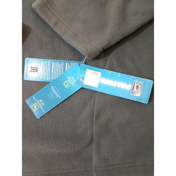 PGA TOUR~Men's Size L~Gray Long Sleeve 1/4 Zip Pullover Athletic Shirt NWT $60 - Picture 2 of 12